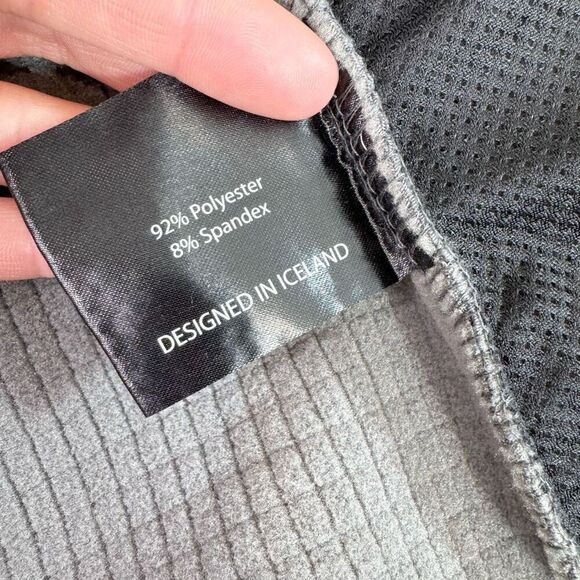 Icewear Jacket Mens Large Gray Thermal Full Zip Iceland Mock Neck Base Layer - Picture 3 of 10